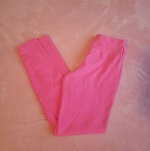 14/16 Justice basic leggings - pink